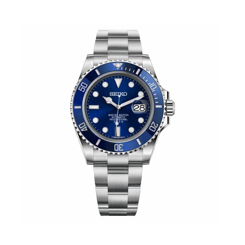 Smurf Submariner - Sport Bracelet - NH35 Automatic Movement