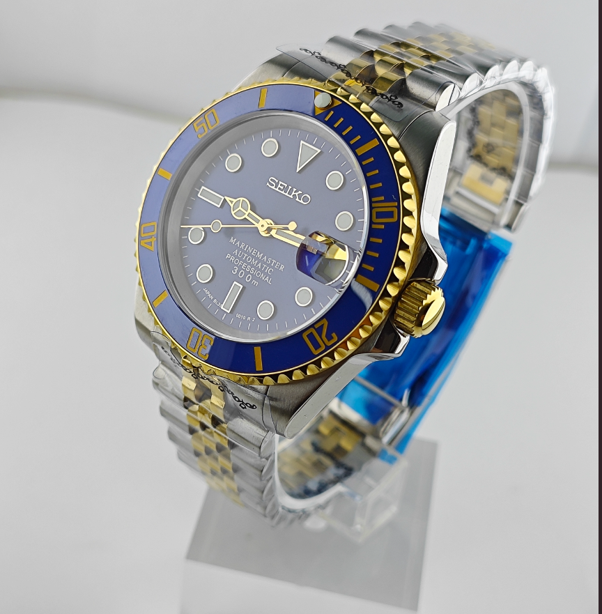 Bluesy Two-Tone Gold Submariner - Jubilee Bracelet - N35 Automatic Movement