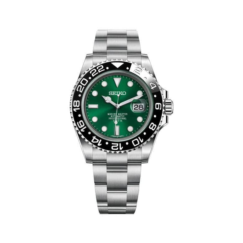 Green Dial Black Bezel Submariner - Sport Bracelet - NH35 Automatic Movement