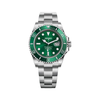 Kermit Green Dial Green Bezel Submariner - Sport Bracelet - NH35 Automatic Movement